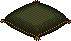 Black Leather Pillow
