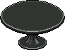 Charcoal Round Dining Table