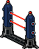 Midnight Blue Laser Gate