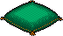 Jade Fluffy Pillow