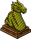 Army Green Dragon Lamp