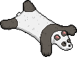 Dragon Warrior Panda Rug